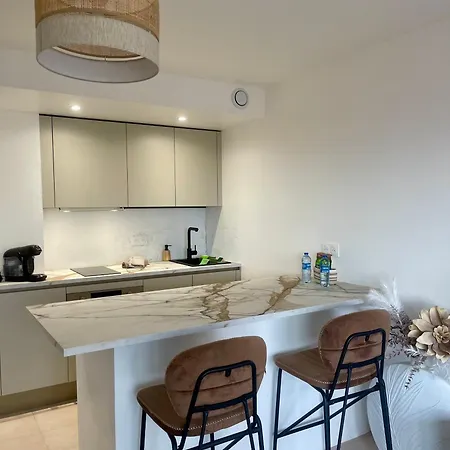 Daire Grand Balcon Sud Avec Piscine Proche Cannes Le Cannet