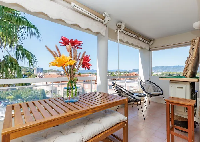アパート Grand Balcon Sud Avec Piscine Proche Cannes *